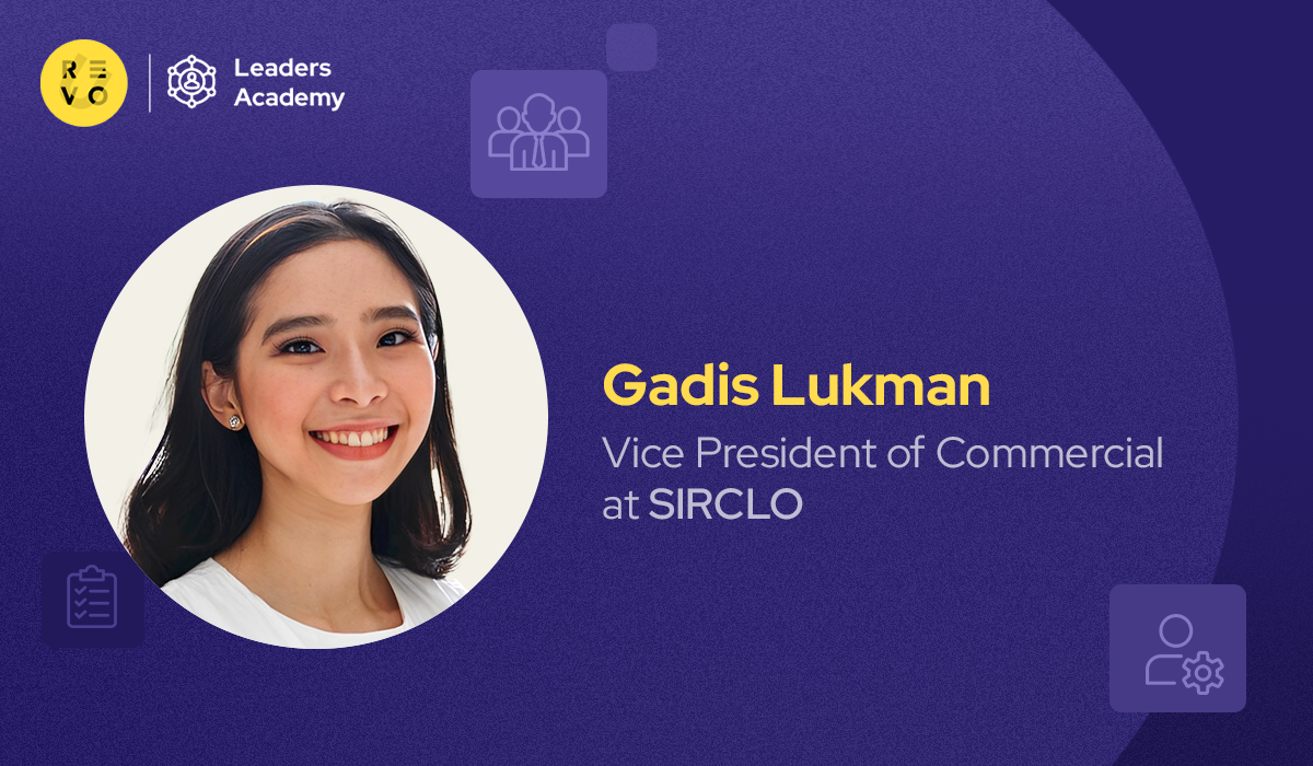 Gadis Lukman—Instruktur RevoU | VP of Commercial di SIRCLO