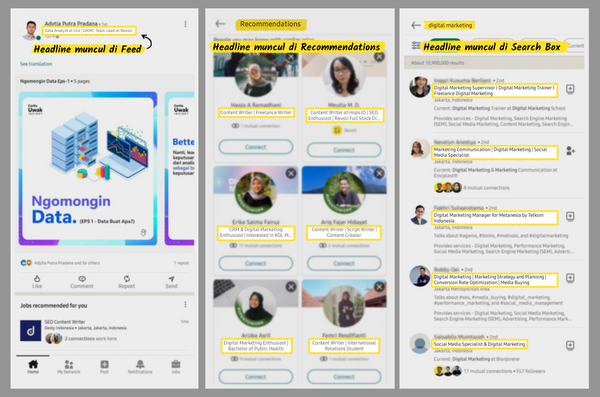 Contoh Headline Di LinkedIn Untuk Pencarian Kerja